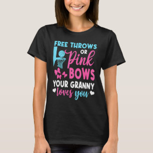 Camiseta Sexo Revelam Linhas Grátis Ou Arcos Rosa Vovó