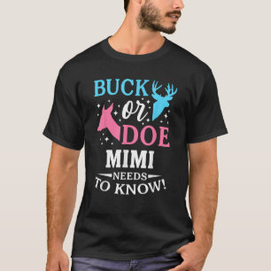 Camiseta Sexo revelando buck ou mimi que combinam com festa