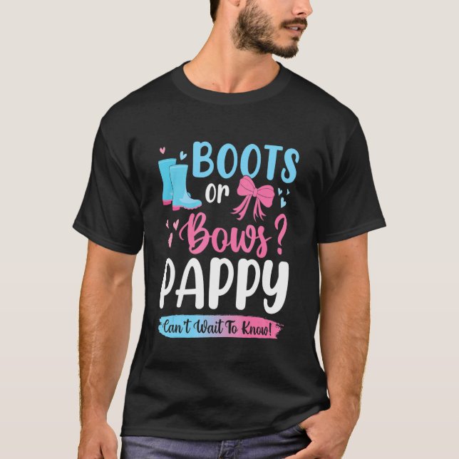 Camiseta Sexo Revelar Botas Ou Arcos Correspondência De Pap (Frente)