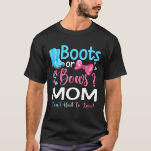 Camiseta Sexo Revelar Botas Ou Arcos Mãe Correspondendo Pe