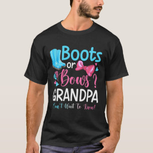 Camiseta Sexo Revelar Botas Ou Arcos Vovô Correspondendo B
