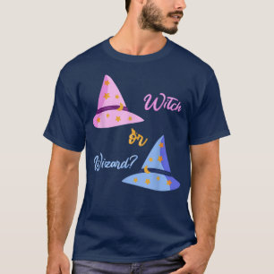 Camiseta Sexo Revelar Bruxa De Halloween Ou Assistente 416
