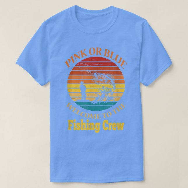Camiseta Sexo Revelar Design de Pesca para Pescadores (Frente do Design)