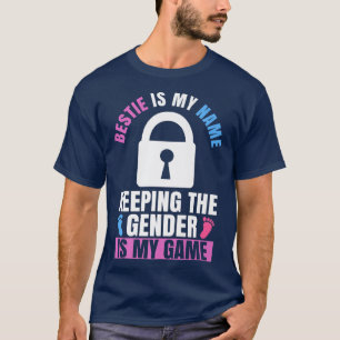 Camiseta Sexo Revelar Design para um Detentor do Sexo Seja