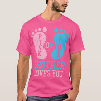 Camiseta Sexo Revelar Irmão Rosa ou Azul