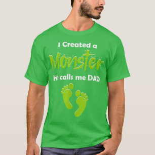Camiseta Sexo Revelar Monstro Para Novos Pais