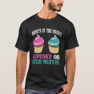 Camiseta Sexo Revelar o que se encontra no Cupcake Forno ou