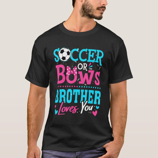 Camiseta Sexo Revele Futebol Ou Arco Irmão Te Ama Goa (Frente)