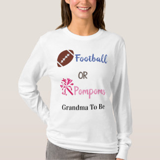 Camiseta Sexo Revele Pompoms ou futebol