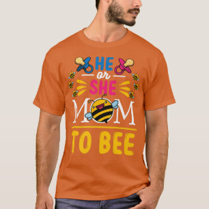 Camiseta Sexo Revelem Festa, Ele ou Ela Mãe para Abelar