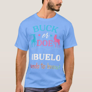 Camiseta Sexo Revetre Buck ou Doe Abuelo Correspondente Bab
