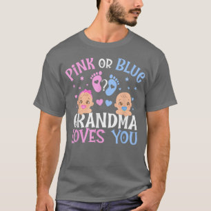 Camiseta Sexo Rosa Ou Azul Revela Que A Vovó Te Ama