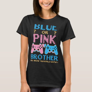 Camiseta Sexo Rosa Ou Azul Revela Vídeo Jogo Jogador Menino