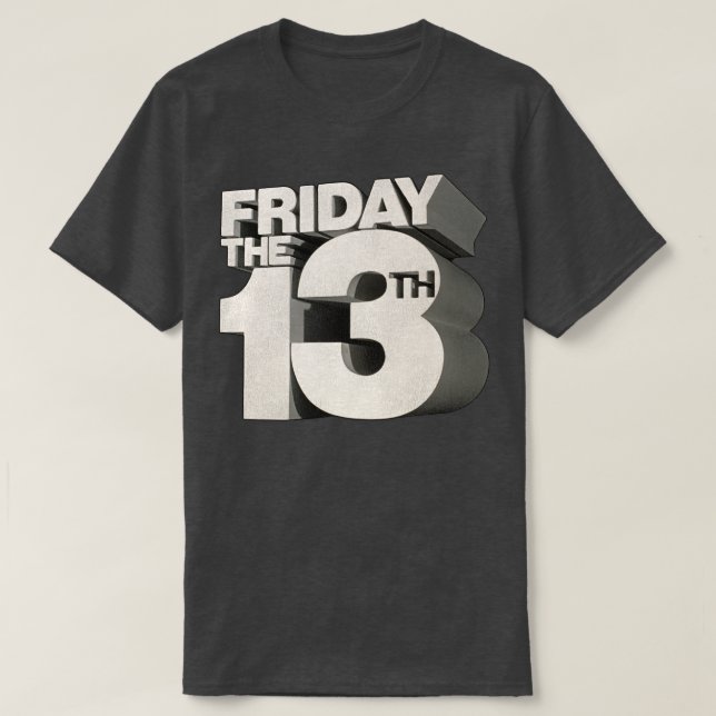 CAMISETA SEXTA-FEIRA, 13 3D (Frente do Design)