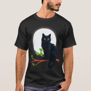 Camiseta Sexta-feira 13 de 2018 Gato Preto de Halloween Ado