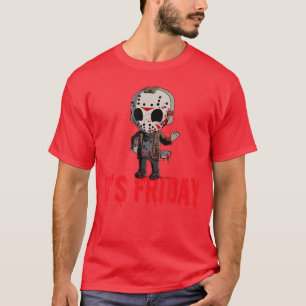 Camiseta Sexta-feira 13 engraçada Halloween Horror engraçad