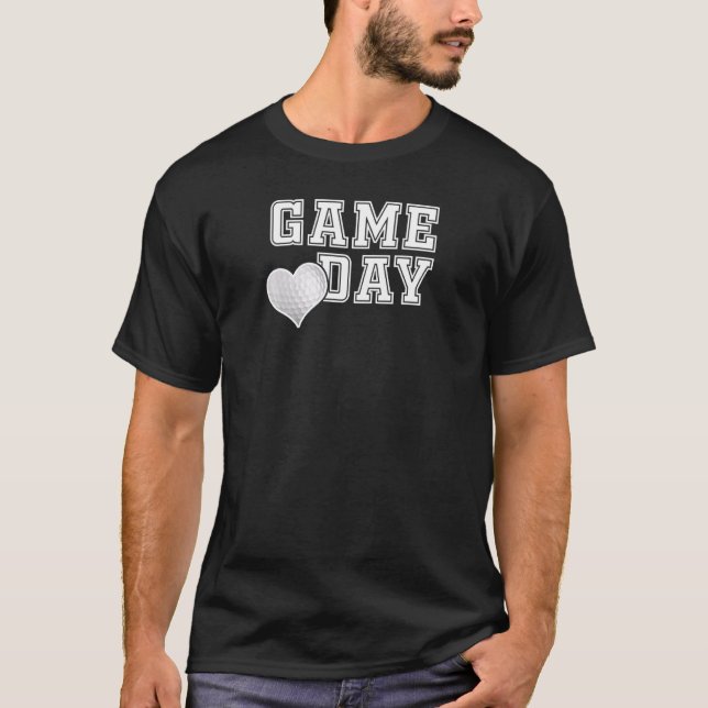 Camiseta Sexta-feira à Noite Dia de Jogo da Mãe de Golfe Fo (Frente)