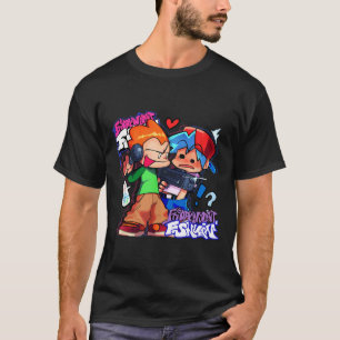 Camiseta Sexta-Feira À Noite, Funkin Namorado E Pico Funny