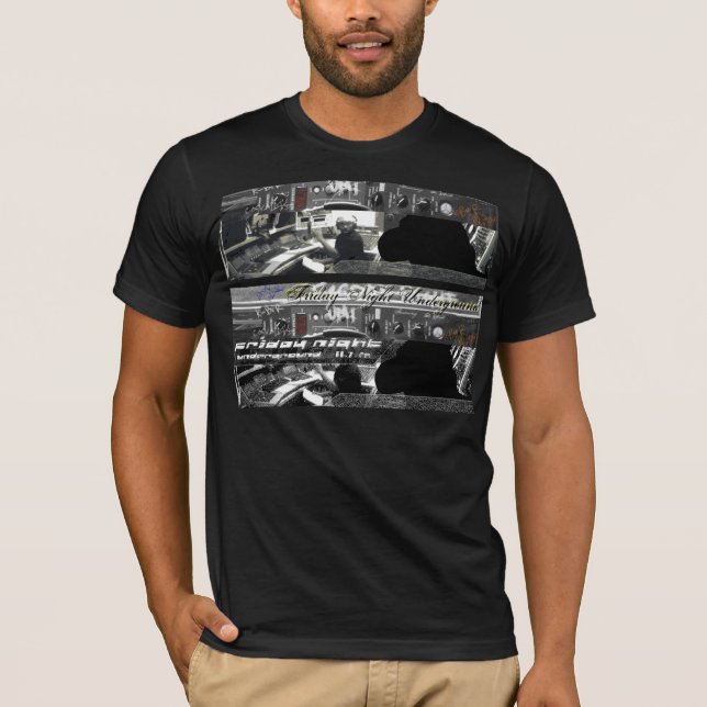 Camiseta Sexta-feira à noite no subsolo (Frente)