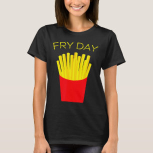 Camiseta Sexta-feira, Batatas Fritas, Tgif Graças a Deus É