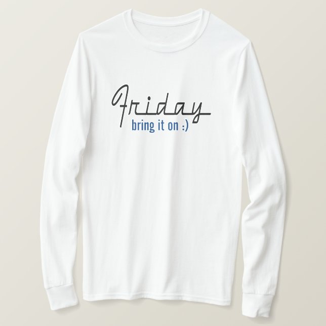 Camiseta Sexta-feira Bring It On (Frente do Design)