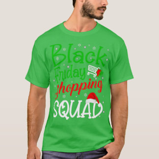 Camiseta Sexta-Feira Comprando Fama Preta de Natal na Praça