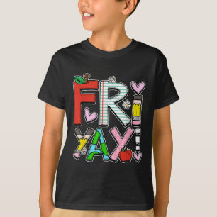 Camiseta Sexta-feira feliz final de semana feliz da vida do