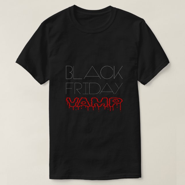 Camiseta Sexta-Feira Negra Vamp (Frente do Design)