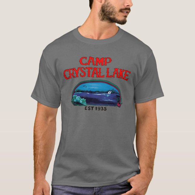 Camiseta Sexta-feira o 13 Camp Crystal Lake Conselheiro (Frente)