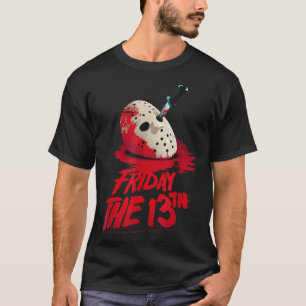Camiseta Sexta-feira O Design do Halloween Do Sangue Da Más