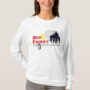 Camiseta Sexta-feira vermelha - até todos vêm em casa