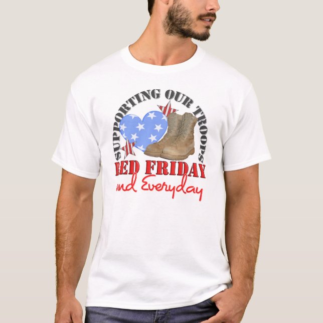 Camiseta Sexta-feira vermelha diária (Frente)