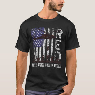 Camiseta Sexta-Feira VERMELHA Para O Meu Filho Militar Do E