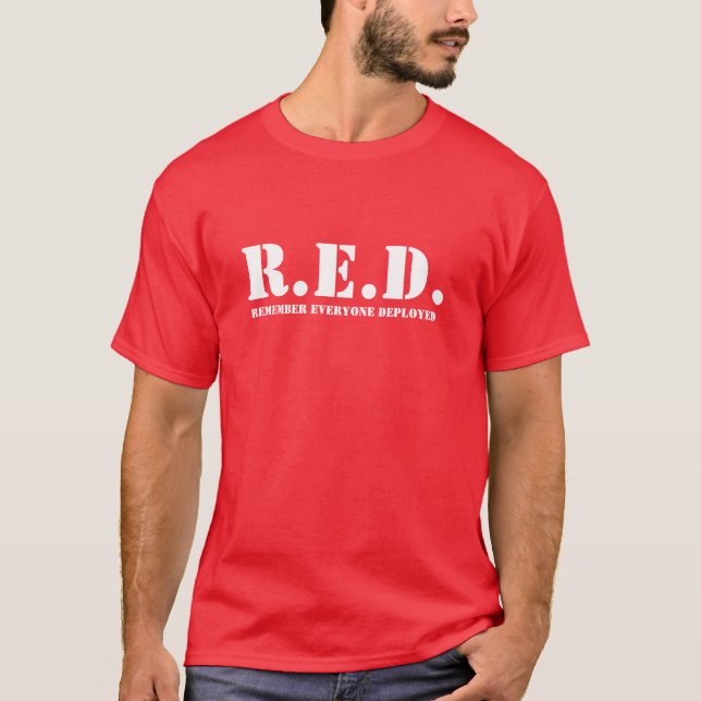 Camiseta Sexta-feira VERMELHA - recorde todos distribuído (Frente)