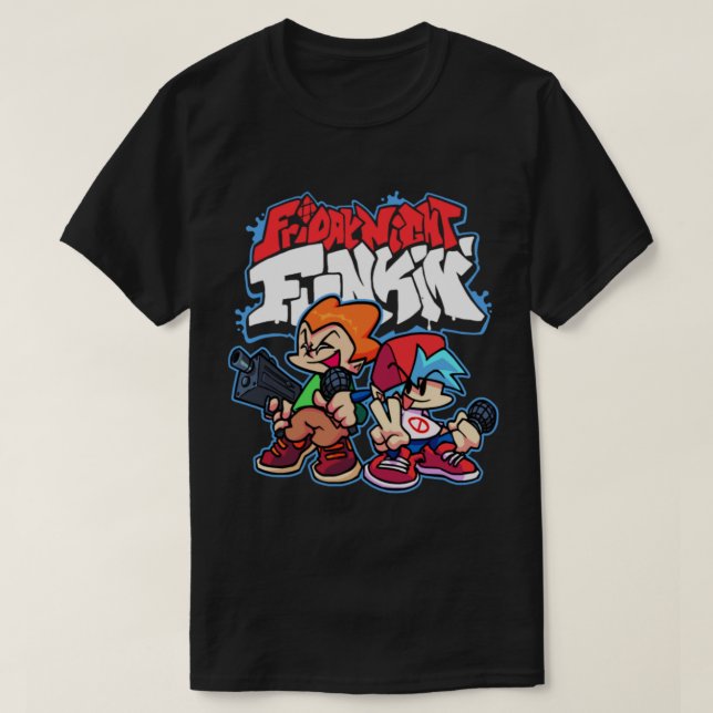 Camiseta Sexta Noite Funkin Duo FNF (Frente do Design)