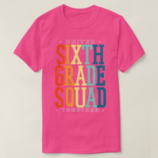 Camiseta Sexto grau (Frente do Design)