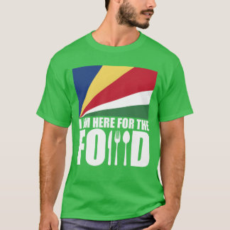 Camiseta Seychelles comida de lembrança viagem garota