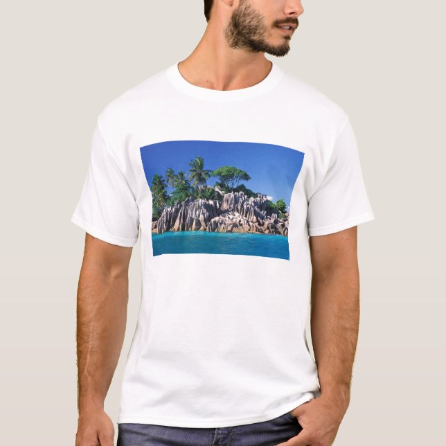 Camiseta Seychelles. Ilhéu St. Pierre (perto de Praslin (Frente)