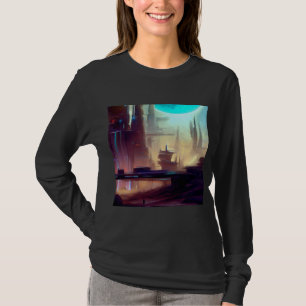 Camiseta SF Cidade em um Planeta Estranho 3