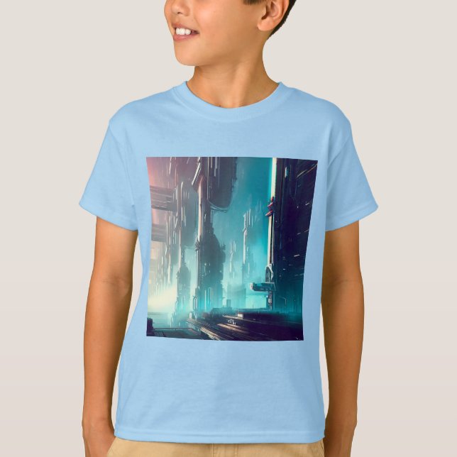 Camiseta SF Cidade Futurística 1 (Frente)