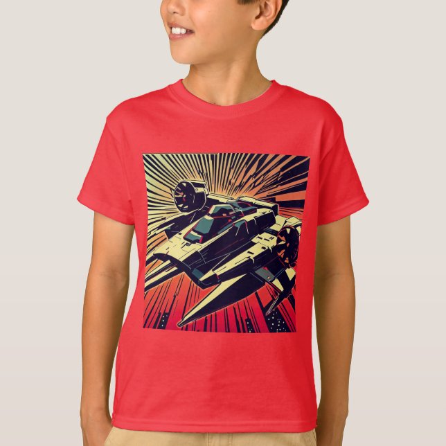 Camiseta SF - Corte de Estrelas de Anime 1 (Frente)
