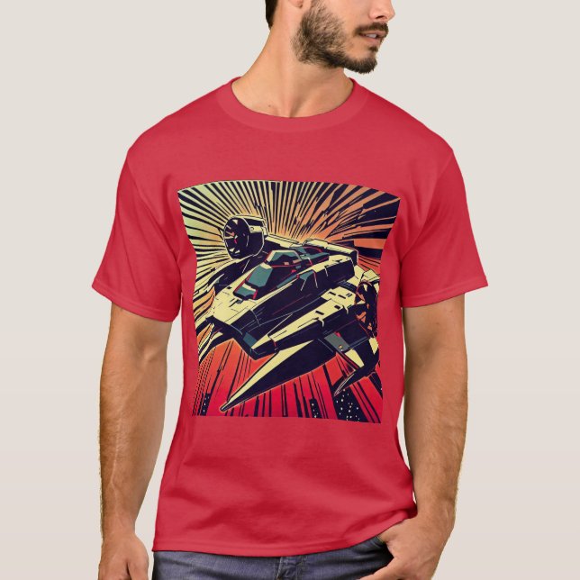 Camiseta SF - Corte de Estrelas de Anime 1 (Frente)