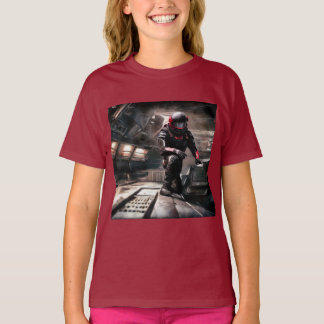 Camiseta SF Hero a bordo nave espacial 3