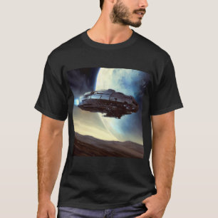 Camiseta SF Orbiting Spaceship 2