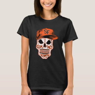 Camiseta Sf Sugar Skull Mexicano Chicano Art Dia De Los Mue