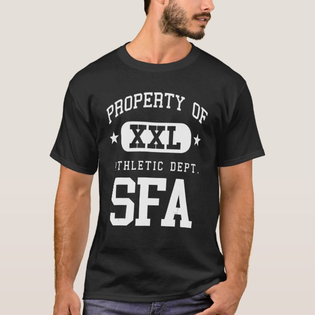 Camiseta SFA XXL Propriedade da Escola Atlética (Frente)