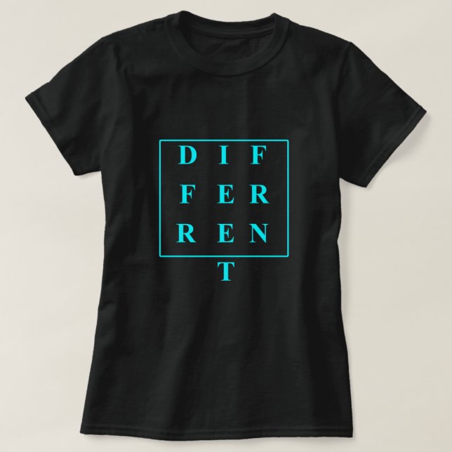 Camiseta SFWI - Diferente (Frente do Design)