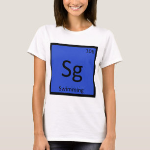 Camiseta Sg - Tabela Periódica da Química de Esportes Aquát