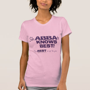 Camiseta ShABBAt Abba conhece melhor