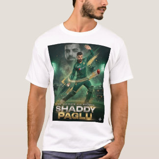 Camiseta “Shadab Khan – Rei do Spin do Críquete de Todos os